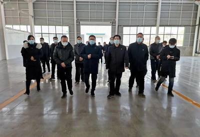 王清华调研重点产业项目建设